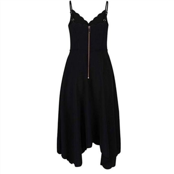 Ted Baker London Scallop Simbah Asymmetric Dress - Picture 4 of 12